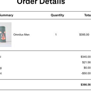 OmniLux Mens LED Mask